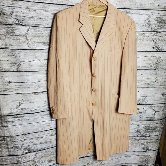 IL Canto Striped Coat Size 48